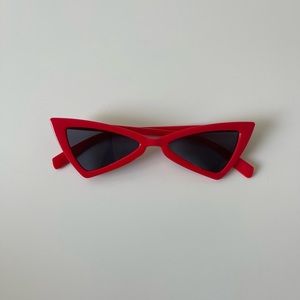 Red sunglasses